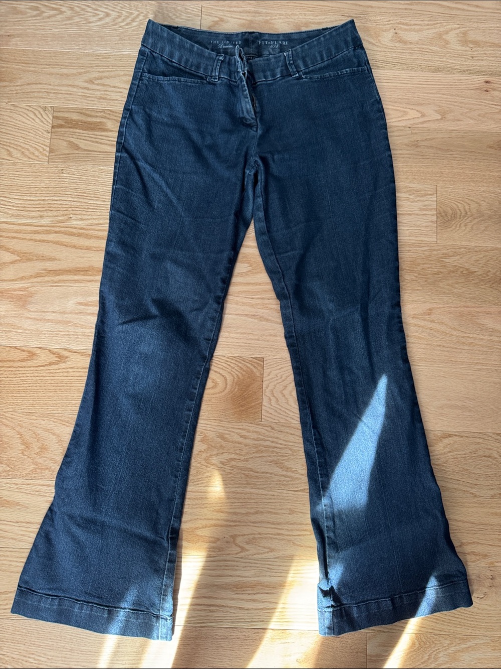 The Limited Dark Blue Flare Jeans